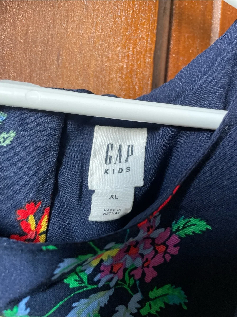 Gap girls extra large blue floral dress